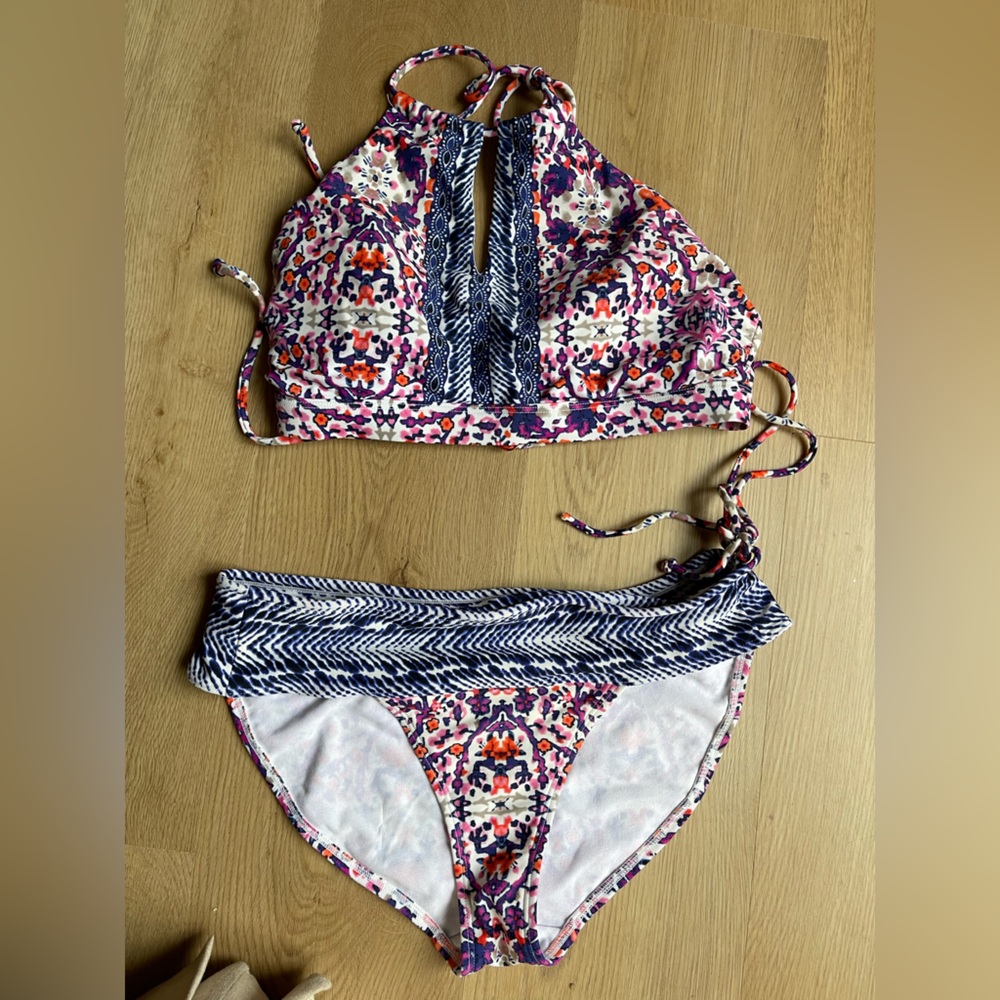 Athleta swim 2 piece set sz Medium